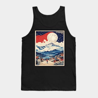 Juknokwon South Korea Starry Night Travel Tourism Retro Vintage Tank Top